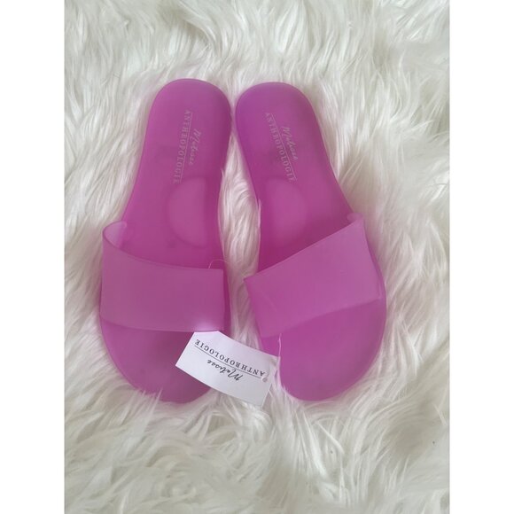 Matisse Pink Jelly Slide Sandals - Picture 1 of 3